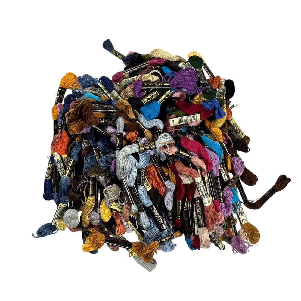 DMC Embroidery Floss Lot Multicolor Cross Stitch Thread Bundle Craft Bulk